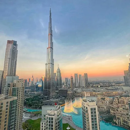 Prestige Living 2Br With Full Burj Khalifa And Fountain View By Auberge Dubai Exterior photo