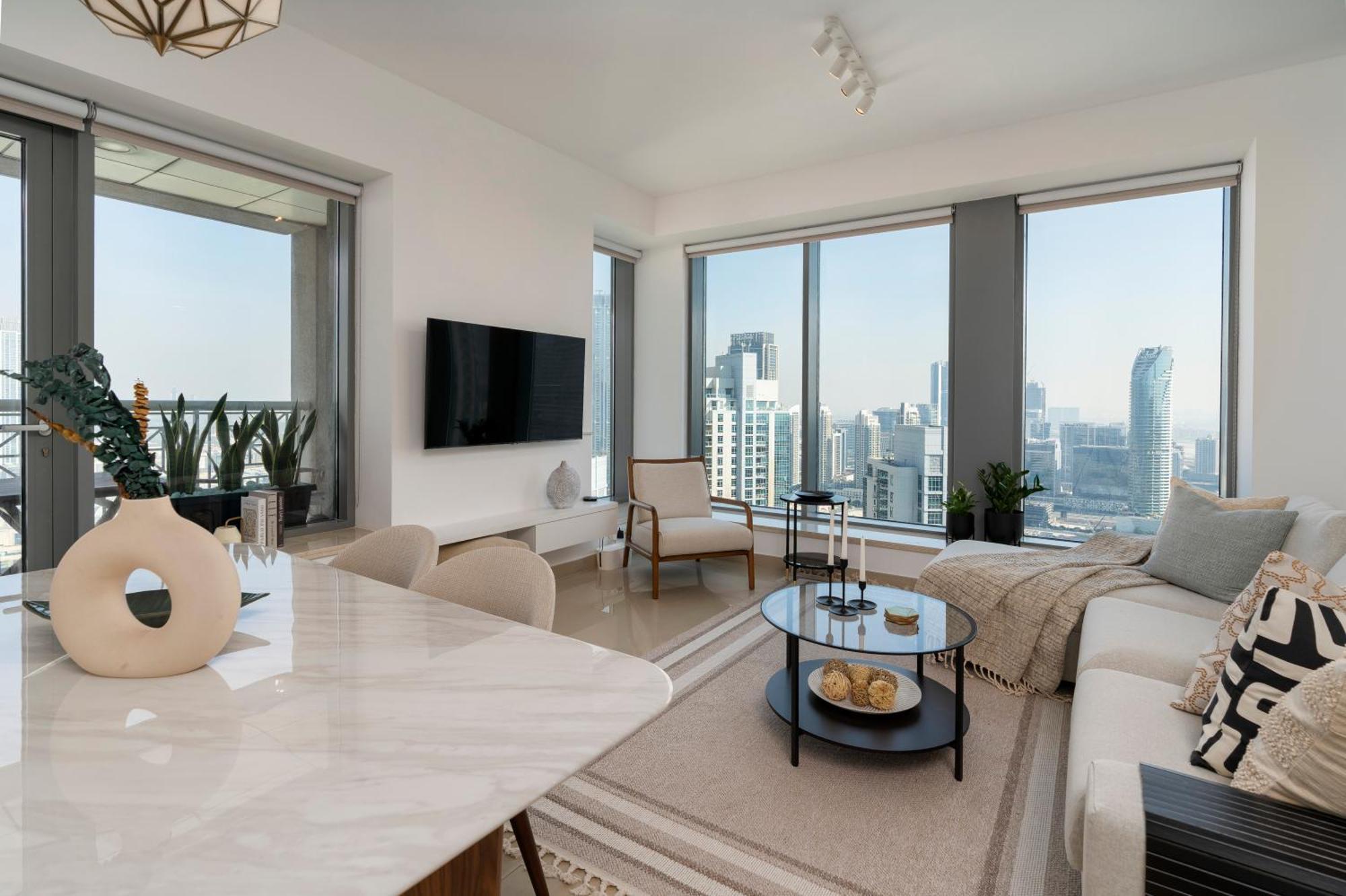 Prestige Living 2br With Full Burj Khalifa And Fountain View By Apartment